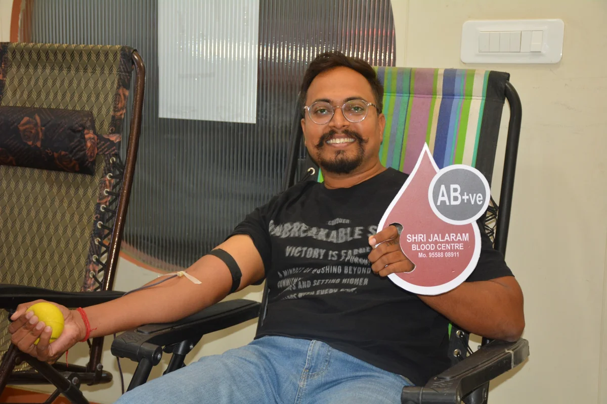 Blood donation camp support